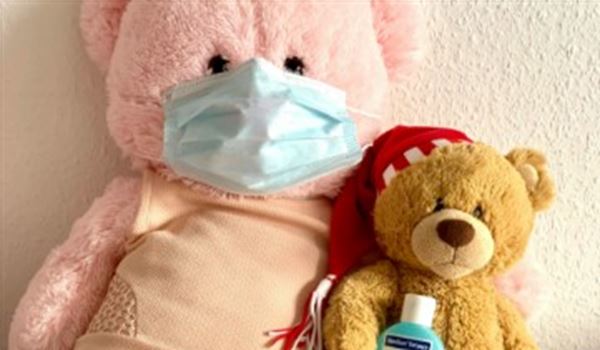 teddy bear poorly