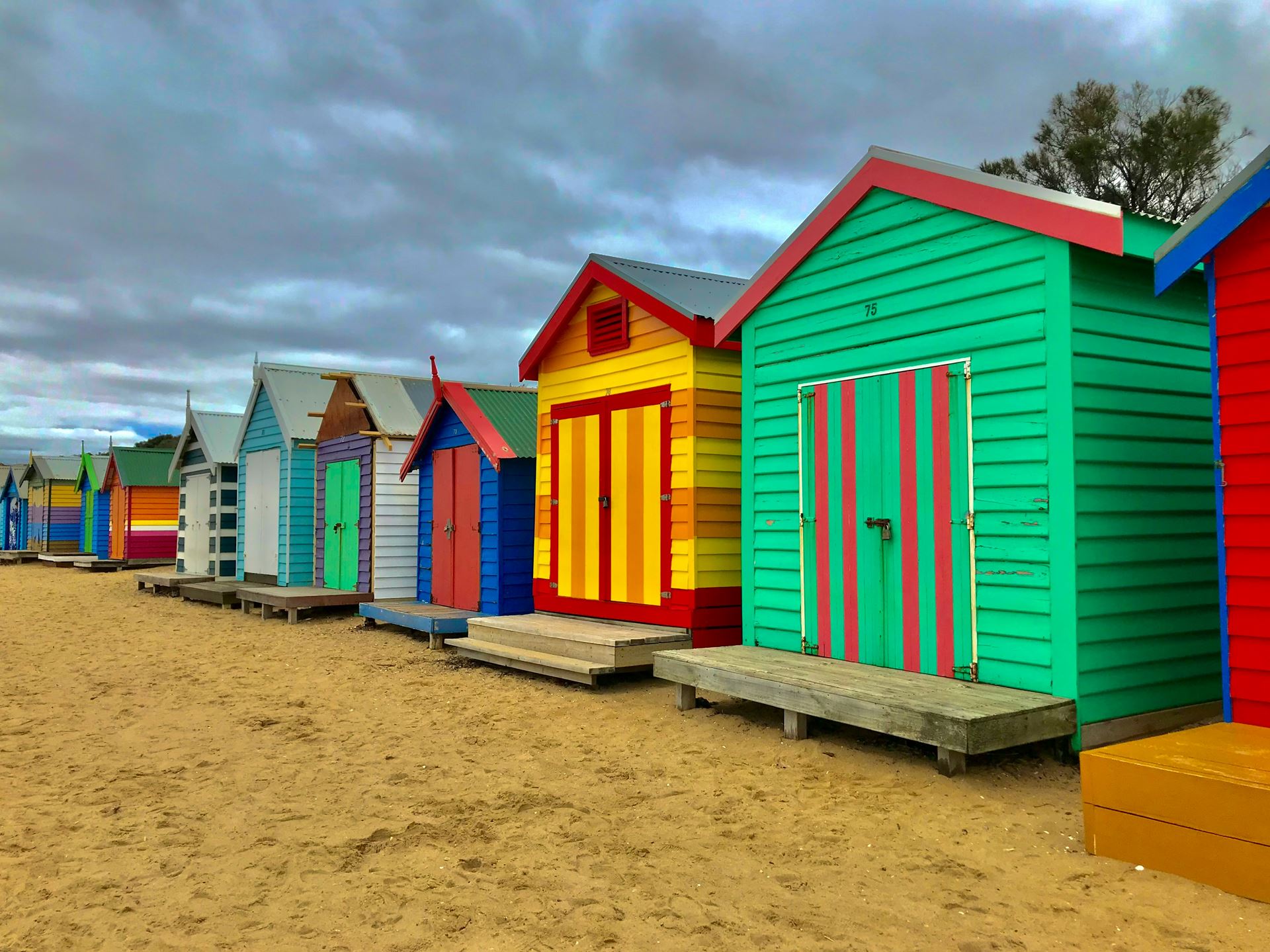 beach huts