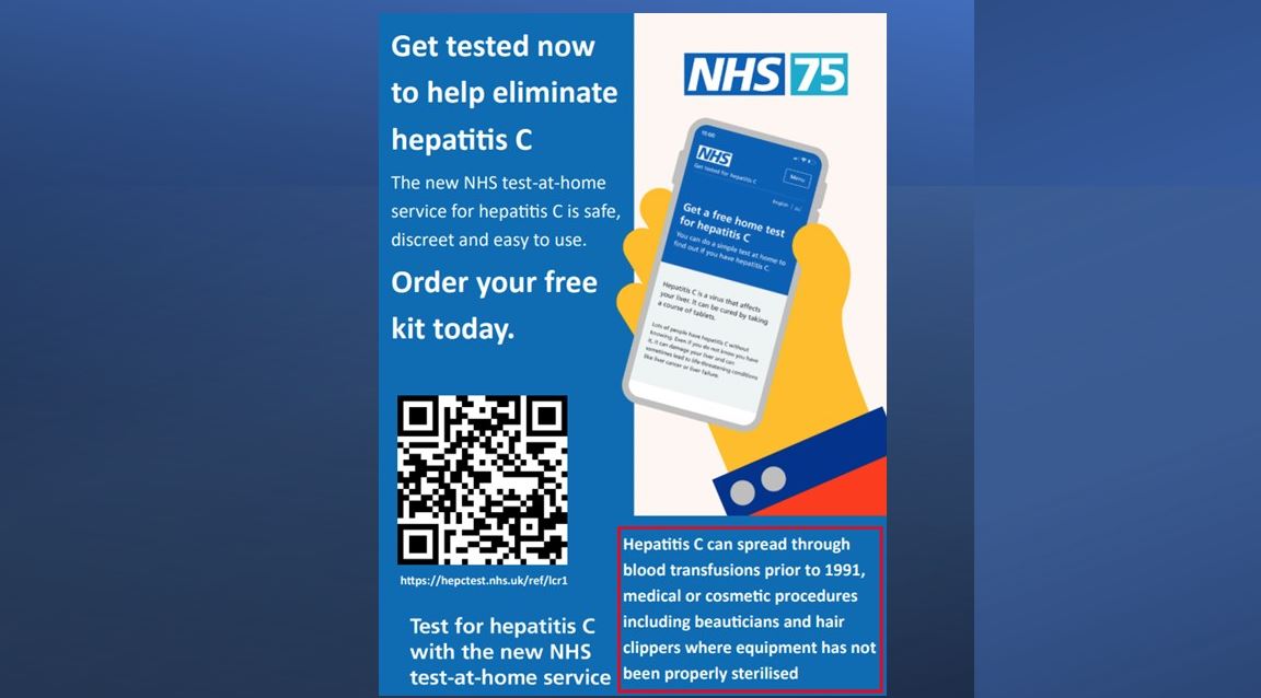Liver screening poster